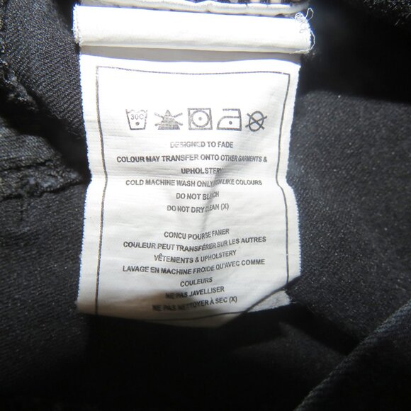 ZEE.GEE.WHY. Black Swizzle Sticks Mid Super Duper Skinny Jeans Size 25 - Picture 6 of 16